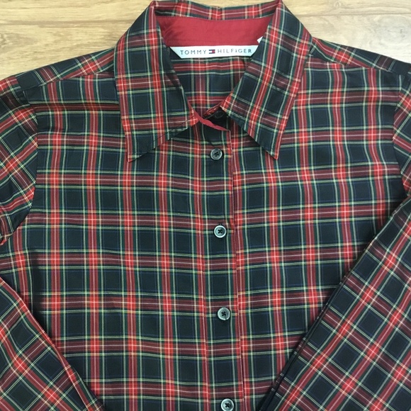 Tommy Hilfiger Structured Silk Women’s Button Up Size 8 shirt blouse - Picture 10 of 12